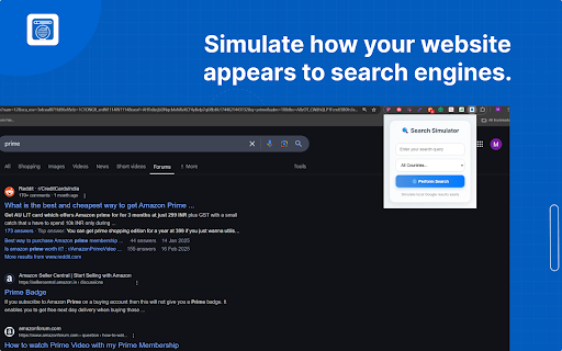 Search Simulator from Chrome web store to be run with OffiDocs Chromium online Search Simulator from Chrome web store to be run with OffiDocs Chromium online