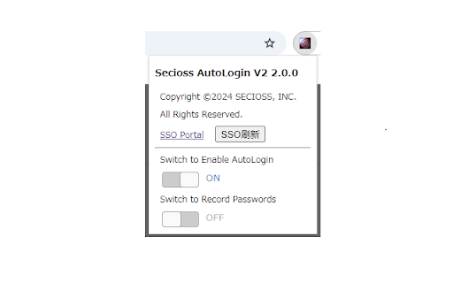 Secioss AutoLogin V2 from Chrome web store to be run with OffiDocs Chromium online Secioss AutoLogin V2 from Chrome web store to be run with OffiDocs Chromium online