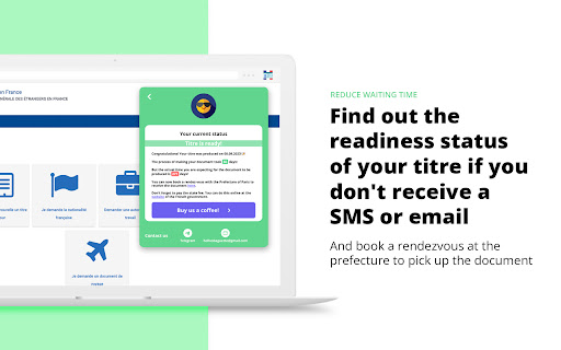 Sejour Status Checker from Chrome web store to be run with OffiDocs Chromium online Sejour Status Checker from Chrome web store to be run with OffiDocs Chromium online