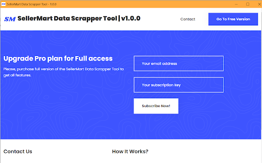 SellerMart Data Scrapper Tool from Chrome web store to be run with OffiDocs Chromium online SellerMart Data Scrapper Tool from Chrome web store to be run with OffiDocs Chromium online