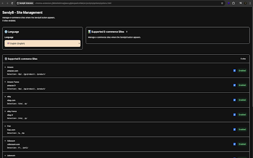 SendyB Extension from Chrome web store to be run with OffiDocs Chromium online SendyB Extension from Chrome web store to be run with OffiDocs Chromium online