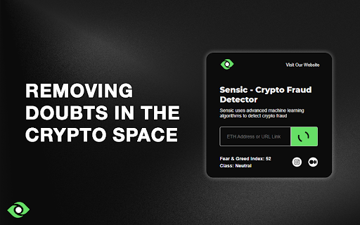 Sensic Crypto Fraud Detector from Chrome web store to be run with OffiDocs Chromium online Sensic Crypto Fraud Detector from Chrome web store to be run with OffiDocs Chromium online