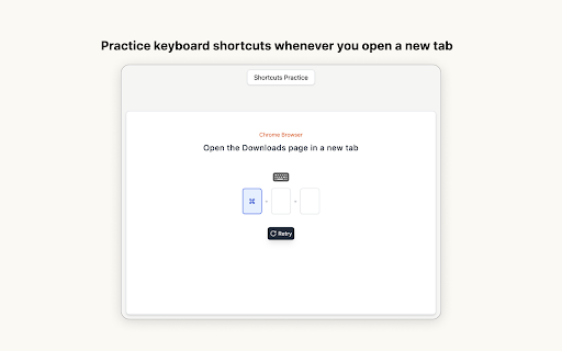 Shortcuts practice from Chrome web store to be run with OffiDocs Chromium online Shortcuts practice from Chrome web store to be run with OffiDocs Chromium online