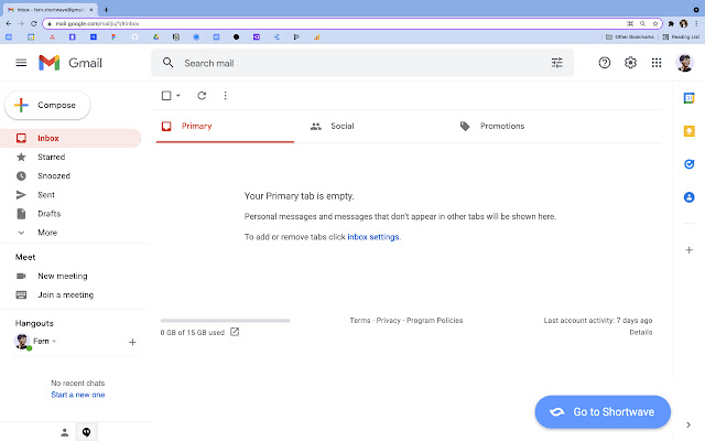 Shortwave Web Extension from Chrome web store to be run with OffiDocs Chromium online Shortwave Web Extension from Chrome web store to be run with OffiDocs Chromium online