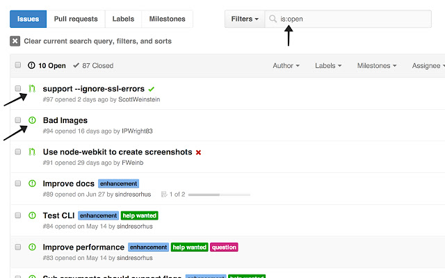 Show All GitHub Issues from Chrome web store to be run with OffiDocs Chromium online Show All GitHub Issues from Chrome web store to be run with OffiDocs Chromium online