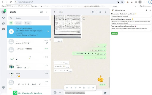 Sidebar Writer from Chrome web store to be run with OffiDocs Chromium online Sidebar Writer from Chrome web store to be run with OffiDocs Chromium online