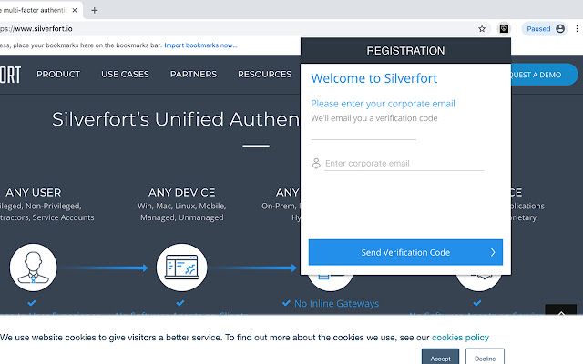 Silverfort from Chrome web store to be run with OffiDocs Chromium online Silverfort from Chrome web store to be run with OffiDocs Chromium online