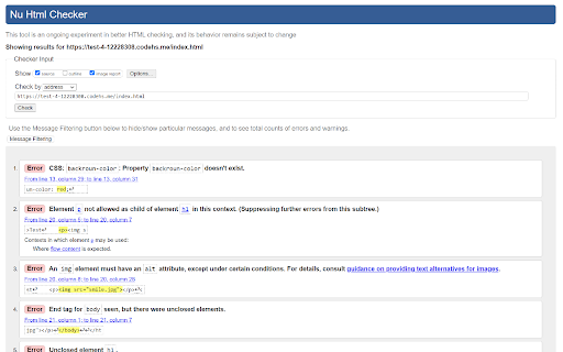 Simple HTML Validator from Chrome web store to be run with OffiDocs Chromium online Simple HTML Validator from Chrome web store to be run with OffiDocs Chromium online