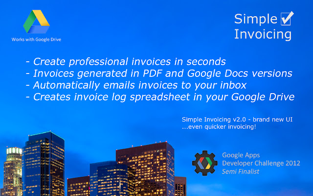 Simple Invoicing from Chrome web store to be run with OffiDocs Chromium online Simple Invoicing from Chrome web store to be run with OffiDocs Chromium online