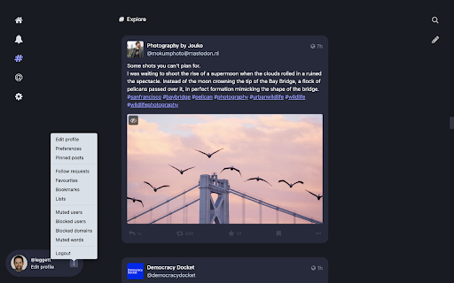 Simplify Mastodon from Chrome web store to be run with OffiDocs Chromium online Simplify Mastodon from Chrome web store to be run with OffiDocs Chromium online