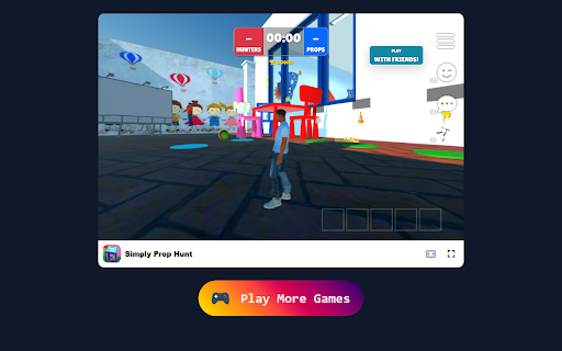 Simply Prop Hunt Game Disguise, Hunt, and Outsmart Opponents! from Chrome web store to be run with OffiDocs Chromium online Simply Prop Hunt Game Disguise, Hunt, and Outsmart Opponents! from Chrome web store to be run with OffiDocs Chromium online