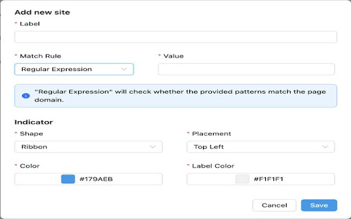 Site Indicator from Chrome web store to be run with OffiDocs Chromium online Site Indicator from Chrome web store to be run with OffiDocs Chromium online