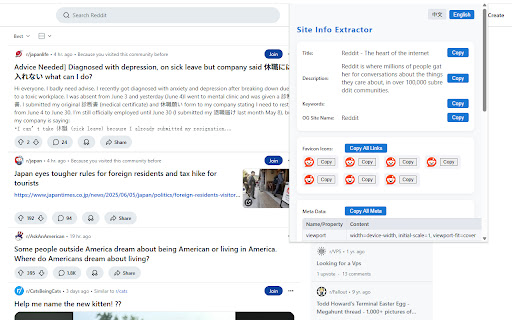 网站信息提取器 / Site Info Extractor from Chrome web store to be run with OffiDocs Chromium online 网站信息提取器 / Site Info Extractor from Chrome web store to be run with OffiDocs Chromium online