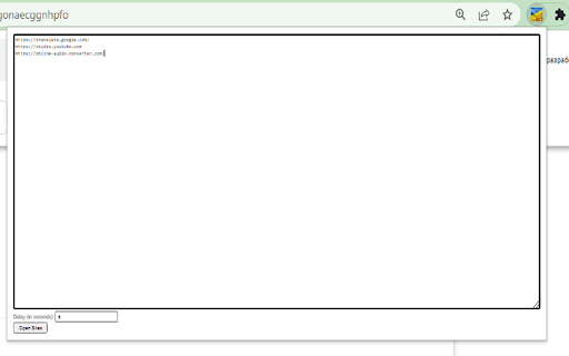Site Opener from Chrome web store to be run with OffiDocs Chromium online Site Opener from Chrome web store to be run with OffiDocs Chromium online