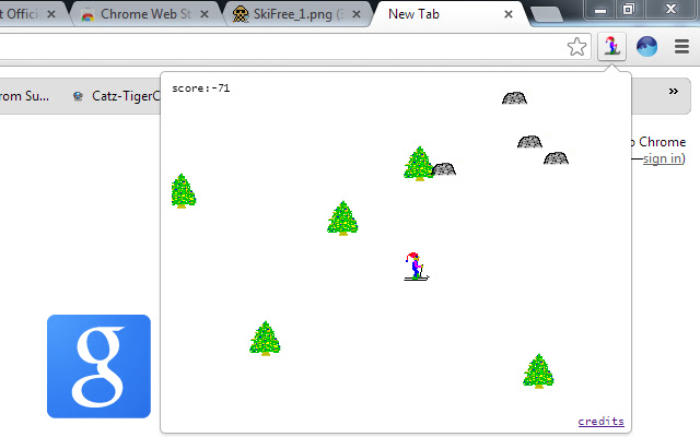 SkiFree from Chrome web store to be run with OffiDocs Chromium online SkiFree from Chrome web store to be run with OffiDocs Chromium online