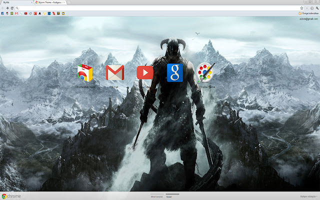 Skyrim Theme from Chrome web store to be run with OffiDocs Chromium online Skyrim Theme from Chrome web store to be run with OffiDocs Chromium online