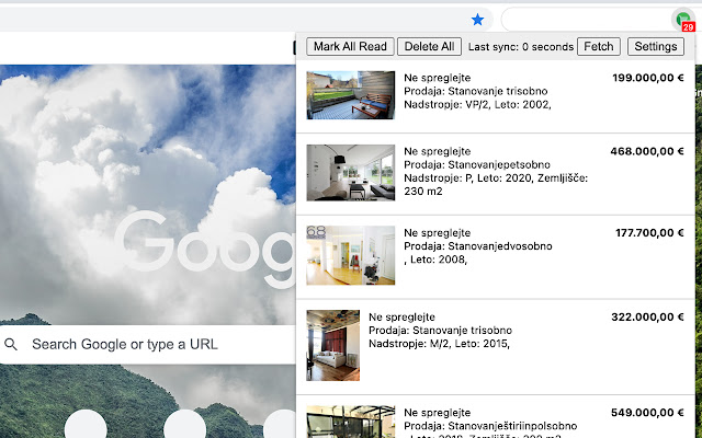 Sledilnik Oglasov from Chrome web store to be run with OffiDocs Chromium online Sledilnik Oglasov from Chrome web store to be run with OffiDocs Chromium online