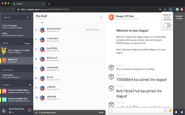 Sleeper Chat Hider from Chrome web store to be run with OffiDocs Chromium online Sleeper Chat Hider from Chrome web store to be run with OffiDocs Chromium online