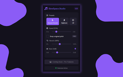 SlowSpace.Studio from Chrome web store to be run with OffiDocs Chromium online SlowSpace.Studio from Chrome web store to be run with OffiDocs Chromium online