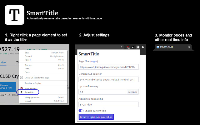SmartTitle from Chrome web store to be run with OffiDocs Chromium online SmartTitle from Chrome web store to be run with OffiDocs Chromium online