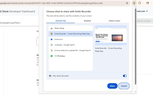 Smile Recorder from Chrome web store to be run with OffiDocs Chromium online Smile Recorder from Chrome web store to be run with OffiDocs Chromium online