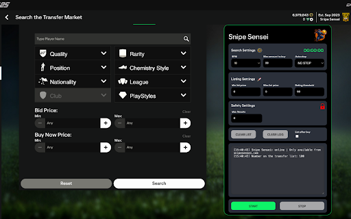 Snipe Sensei from Chrome web store to be run with OffiDocs Chromium online Snipe Sensei from Chrome web store to be run with OffiDocs Chromium online