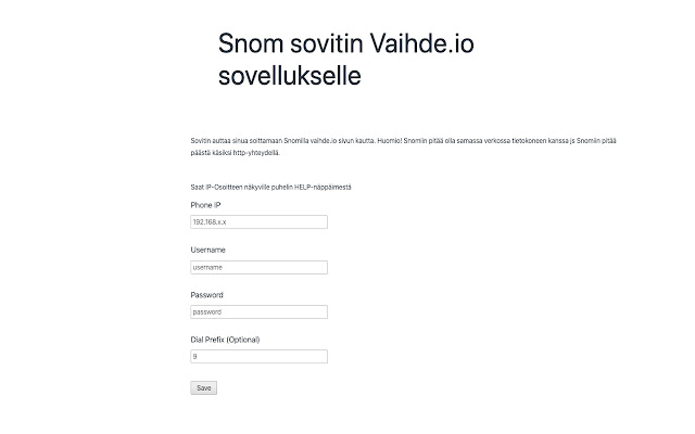 Snom CTI from Chrome web store to be run with OffiDocs Chromium online Snom CTI from Chrome web store to be run with OffiDocs Chromium online