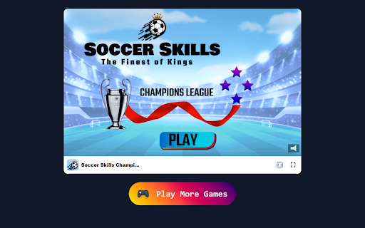 Soccer Skills Champions League Game in Browser Offline from Chrome web store to be run with OffiDocs Chromium online Soccer Skills Champions League Game in Browser Offline from Chrome web store to be run with OffiDocs Chromium online