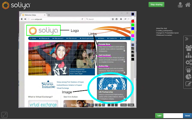 Soliya Screensharing from Chrome web store to be run with OffiDocs Chromium online Soliya Screensharing from Chrome web store to be run with OffiDocs Chromium online
