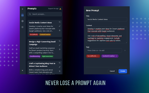 SosPrompt from Chrome web store to be run with OffiDocs Chromium online SosPrompt from Chrome web store to be run with OffiDocs Chromium online