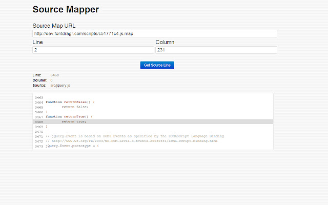 Source Mapper from Chrome web store to be run with OffiDocs Chromium online Source Mapper from Chrome web store to be run with OffiDocs Chromium online