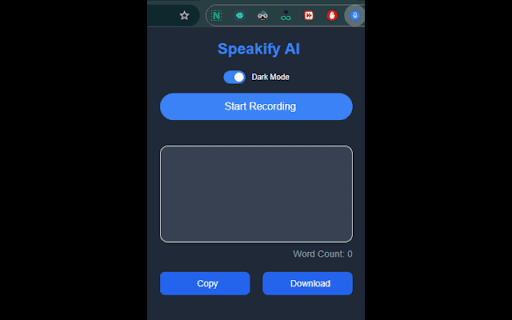 Speakify AI Voice to Text Powered by AI from Chrome web store to be run with OffiDocs Chromium online Speakify AI Voice to Text Powered by AI from Chrome web store to be run with OffiDocs Chromium online