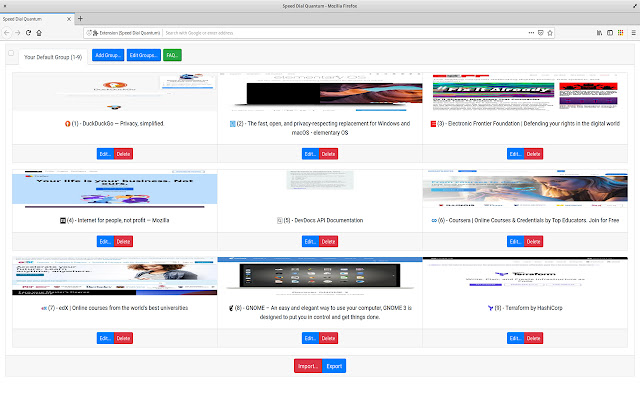 Speed Dial Quantum from Chrome web store to be run with OffiDocs Chromium online Speed Dial Quantum from Chrome web store to be run with OffiDocs Chromium online