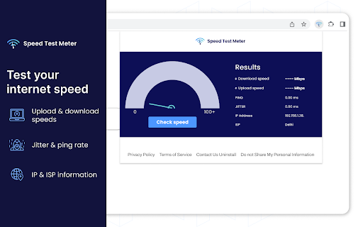 Speed Test Meter from Chrome web store to be run with OffiDocs Chromium online Speed Test Meter from Chrome web store to be run with OffiDocs Chromium online