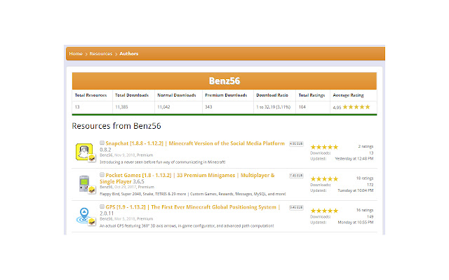 Spigot Author Stats from Chrome web store to be run with OffiDocs Chromium online Spigot Author Stats from Chrome web store to be run with OffiDocs Chromium online