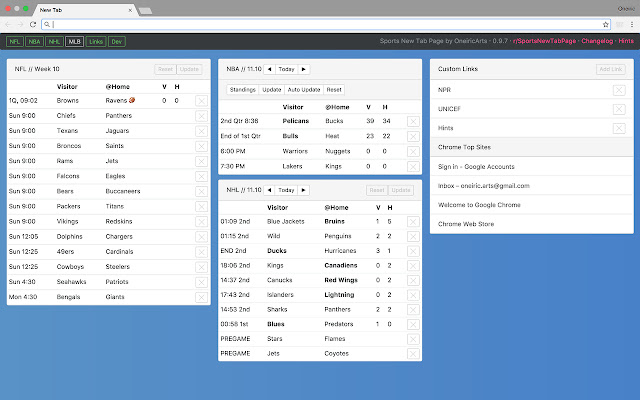 Sports New Tab Page from Chrome web store to be run with OffiDocs Chromium online Sports New Tab Page from Chrome web store to be run with OffiDocs Chromium online