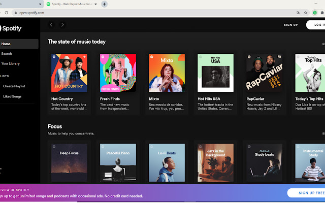 Spotify Bookmark from Chrome web store to be run with OffiDocs Chromium online Spotify Bookmark from Chrome web store to be run with OffiDocs Chromium online