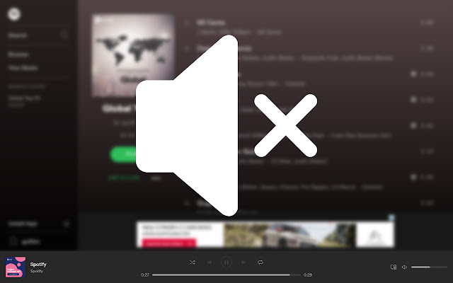 SpotiShush from Chrome web store to be run with OffiDocs Chromium online SpotiShush from Chrome web store to be run with OffiDocs Chromium online