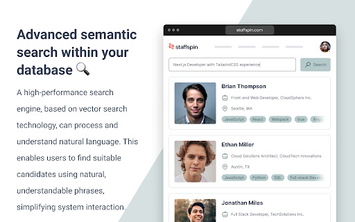 Staffspin from Chrome web store to be run with OffiDocs Chromium online Staffspin from Chrome web store to be run with OffiDocs Chromium online