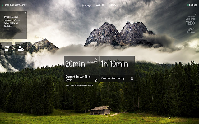 StandUp! Dashboard from Chrome web store to be run with OffiDocs Chromium online StandUp! Dashboard from Chrome web store to be run with OffiDocs Chromium online