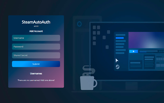 SteamAutoAuth from Chrome web store to be run with OffiDocs Chromium online SteamAutoAuth from Chrome web store to be run with OffiDocs Chromium online