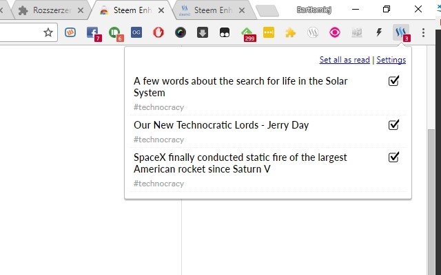 Steem Enhancer from Chrome web store to be run with OffiDocs Chromium online Steem Enhancer from Chrome web store to be run with OffiDocs Chromium online