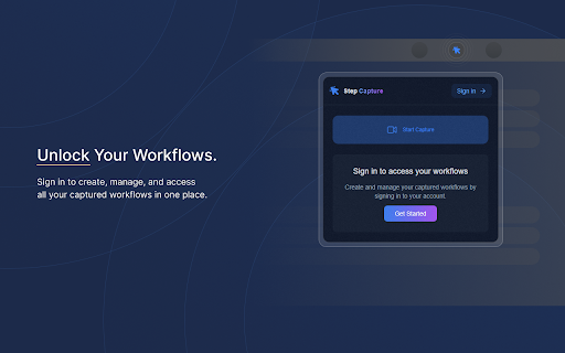 Step Capture: Capture, Annotate, and Share Workflows from Chrome web store to be run with OffiDocs Chromium online Step Capture: Capture, Annotate, and Share Workflows from Chrome web store to be run with OffiDocs Chromium online