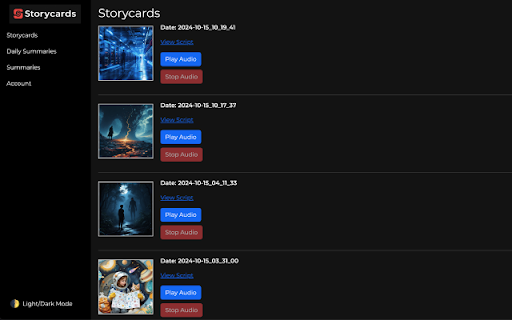Storycards.xyz from Chrome web store to be run with OffiDocs Chromium online Storycards.xyz from Chrome web store to be run with OffiDocs Chromium online