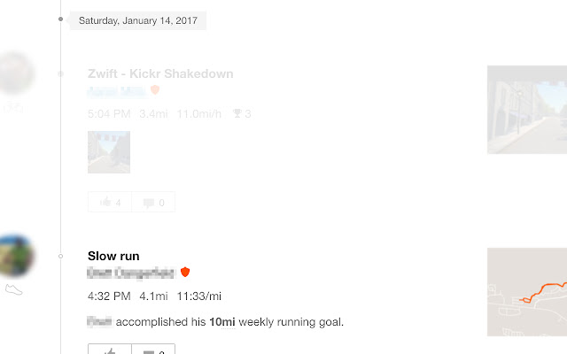 Strava feed filter from Chrome web store to be run with OffiDocs Chromium online Strava feed filter from Chrome web store to be run with OffiDocs Chromium online