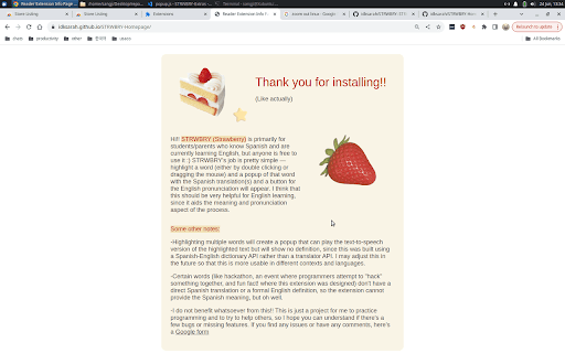 STRWBRY: Translations and Pronunciation from Chrome web store to be run with OffiDocs Chromium online STRWBRY: Translations and Pronunciation from Chrome web store to be run with OffiDocs Chromium online