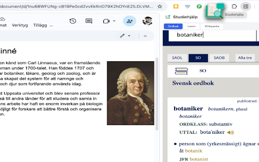 Studiehjälp from Chrome web store to be run with OffiDocs Chromium online Studiehjälp from Chrome web store to be run with OffiDocs Chromium online