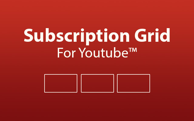 Subscriptions Grid For YouTube™ from Chrome web store to be run with OffiDocs Chromium online Subscriptions Grid For YouTube™ from Chrome web store to be run with OffiDocs Chromium online