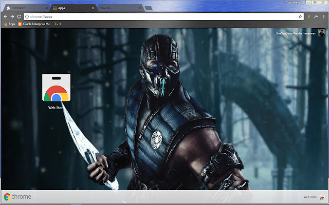 Sub Zero Mortal Kombat Gaming Theme from Chrome web store to be run with OffiDocs Chromium online Sub Zero Mortal Kombat Gaming Theme from Chrome web store to be run with OffiDocs Chromium online