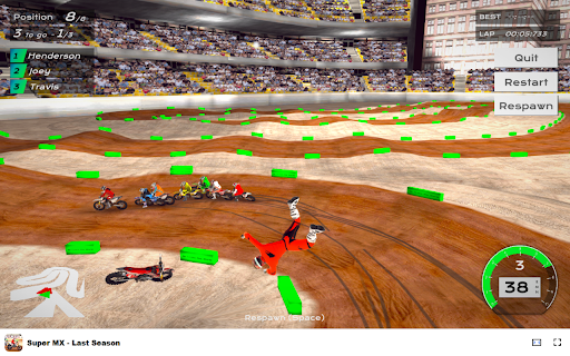 Super MX Last Season Free ride and perform amazing tricks! from Chrome web store to be run with OffiDocs Chromium online Super MX Last Season Free ride and perform amazing tricks! from Chrome web store to be run with OffiDocs Chromium online